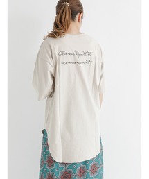 刺繍ロゴTシャツ