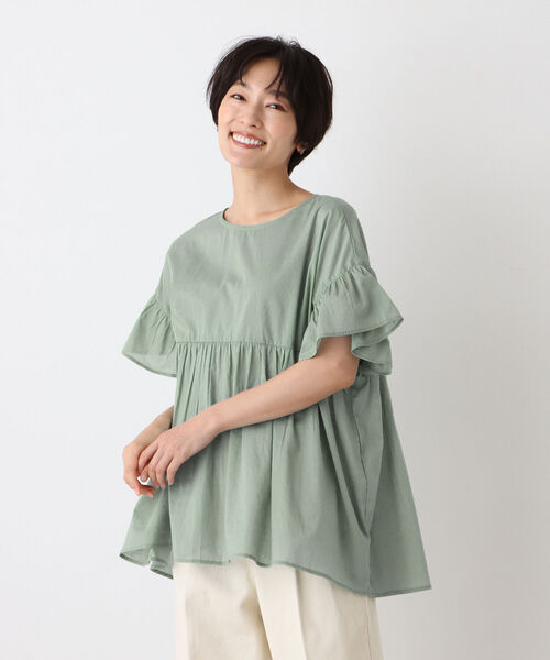 セール インド綿ボイルボリュームブラウス シャツ ブラウス Afternoon Tea アフタヌーンティー のファッション通販 Zozotown