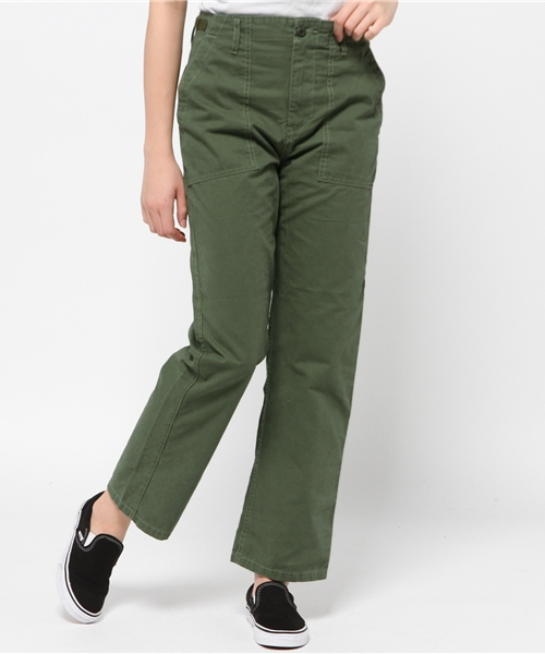 CIAOPANIC（チャオパニック）の「【Ciaopanic】　綿ツイルベイカーPTS（その他パンツ・レディース・ネイビー/カーキ・SMALL/MEDIUM）」の2枚目の写真