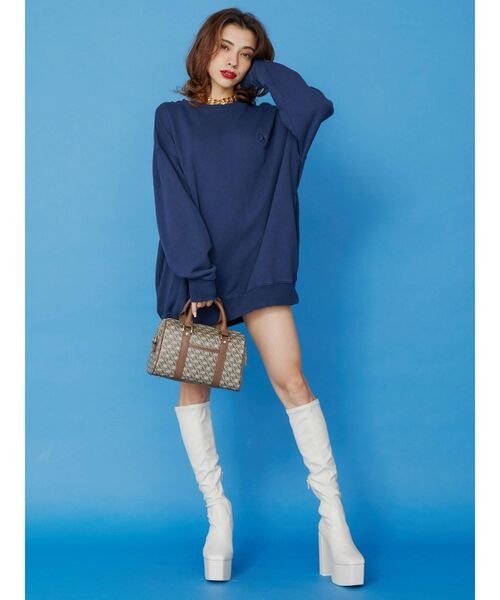 EVRIS（エヴリス）の「ERモノグラムボストンバッグ（ボストンバッグ・レディース・ブラック/ブラウン/グリーン・FREE）」の6枚目の写真