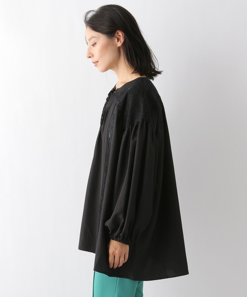 LEPSIM(レプシィム)の「レースブラウス 298970(シャツ/ブラウス・レディース・ブラック/オフホワイト/ブルー・FREE)」の11枚目の写真