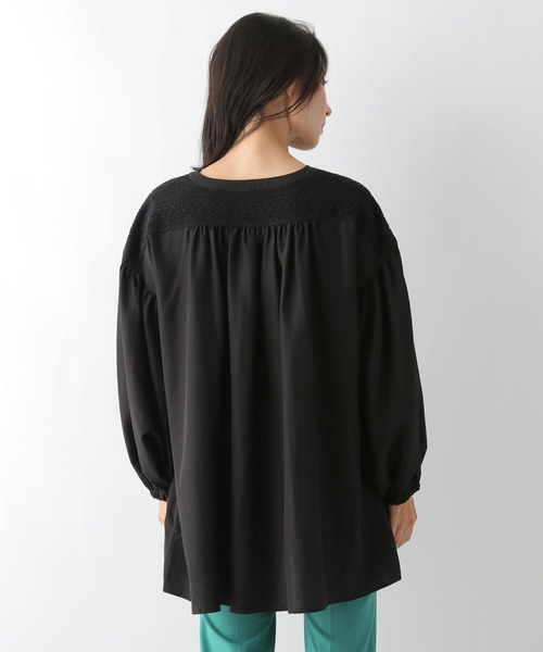 LEPSIM(レプシィム)の「レースブラウス 298970(シャツ/ブラウス・レディース・ブラック/オフホワイト/ブルー・FREE)」の12枚目の写真