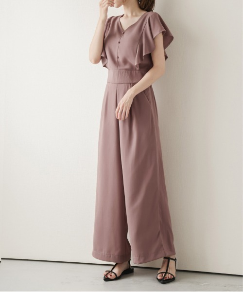 SUGAR BISKET（シュガービスケット）の「2wayトップスセットアップ（セットアップ・レディース・スモークピンク/グリーン系その他/サンドベージュ/マスタード/ブラック・M/L）」の5枚目の写真