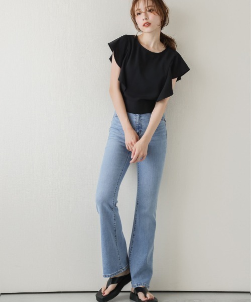 SUGAR BISKET（シュガービスケット）の「2wayトップスセットアップ（セットアップ・レディース・スモークピンク/グリーン系その他/サンドベージュ/マスタード/ブラック・M/L）」の15枚目の写真