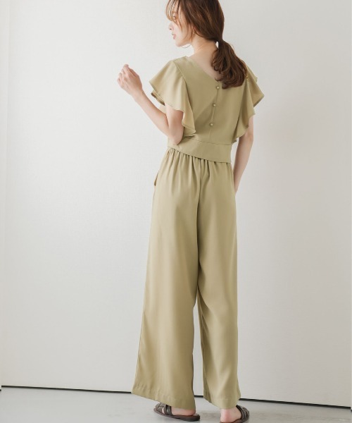 SUGAR BISKET（シュガービスケット）の「2wayトップスセットアップ（セットアップ・レディース・スモークピンク/グリーン系その他/サンドベージュ/マスタード/ブラック・M/L）」の16枚目の写真