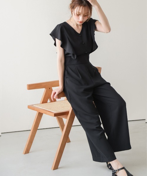 SUGAR BISKET（シュガービスケット）の「2wayトップスセットアップ（セットアップ・レディース・スモークピンク/グリーン系その他/サンドベージュ/マスタード/ブラック・M/L）」の13枚目の写真