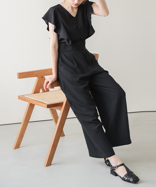 SUGAR BISKET（シュガービスケット）の「2wayトップスセットアップ（セットアップ・レディース・スモークピンク/グリーン系その他/サンドベージュ/マスタード/ブラック・M/L）」の12枚目の写真