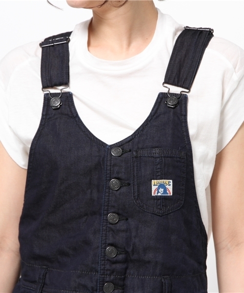 HYSTERIC GLAMOUR（ヒステリックグラマー）の「デニムオ-バーオール（サロペット/オーバーオール・レディース・インディゴブルー・MEDIUM/SMALL）」の5枚目の写真