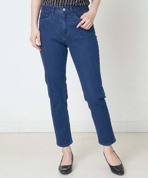 OFUON le MK | 【洗濯機で洗える】スリムテーパードデニム(デニムパンツ)