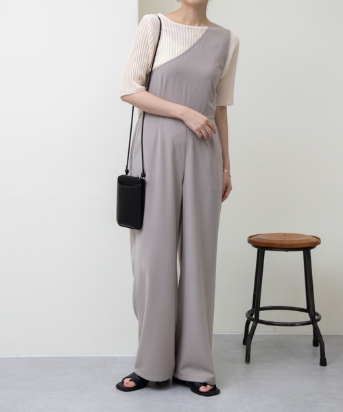 ワンショルダーオールインワン 日本未入荷☆Karen Millen ワンショルダーオールインワン