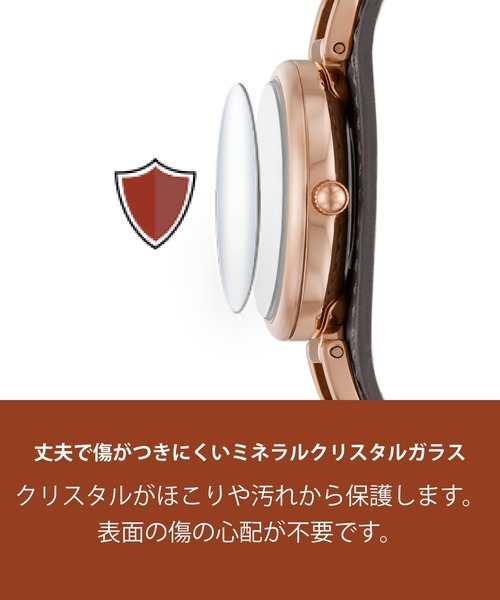 FOSSIL（フォッシル）の「CARLIE ES5212（アナログ腕時計・レディース・ブラック・FREE）」の13枚目の写真