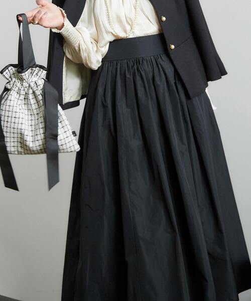 Tiara(ティアラ)の「切り替えギャザースカート(スカート・レディース・ブラック/ピンク/ブルー・S/M)」の1枚目の写真