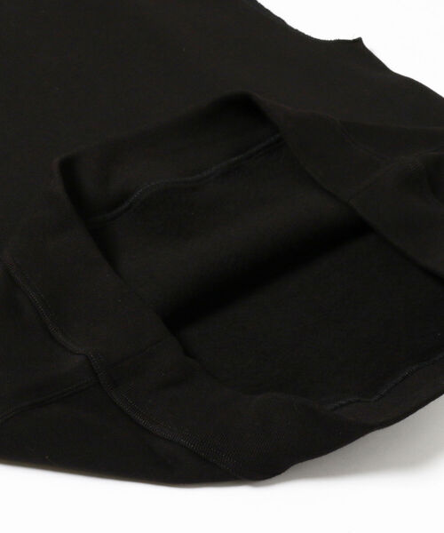 HAVERSACK（ハバーザック）の「HAVERSACK / 30/7ヘビーウェイト裏毛カットオフベスト（スウェット・メンズ・ブラック・MEDIUM）」の5枚目の写真