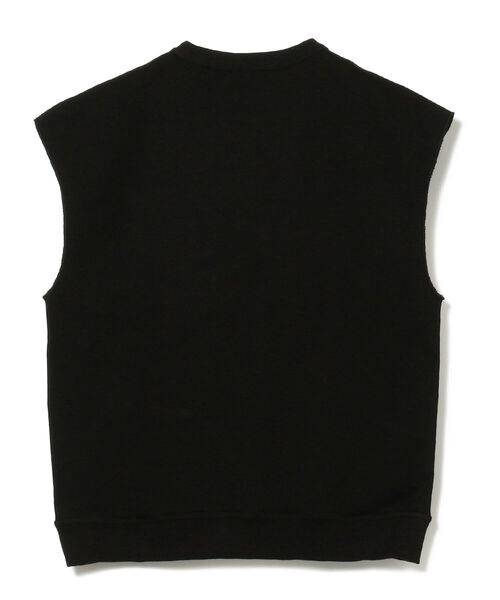 HAVERSACK（ハバーザック）の「HAVERSACK / 30/7ヘビーウェイト裏毛カットオフベスト（スウェット・メンズ・ブラック・MEDIUM）」の6枚目の写真