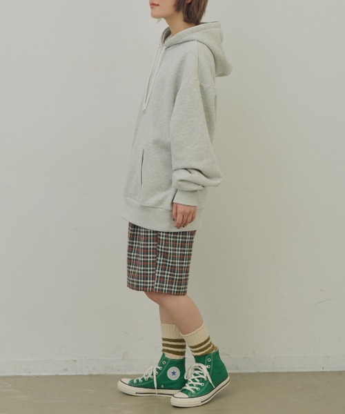 MERLOT（メルロー）の「裏起毛フーディ（パーカー・レディース・グレー/ブルー/グリーン・FREE）」の10枚目の写真