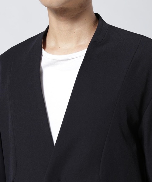 TAUPE(トープ)の「TAUPE/トープ/2WAYナイロンカーディガンジャケット(テーラードジャケット・メンズ・ブラック・2)」の16枚目の写真
