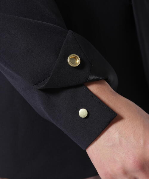 TAUPE(トープ)の「TAUPE/トープ/2WAYナイロンカーディガンジャケット(テーラードジャケット・メンズ・ブラック・2)」の19枚目の写真