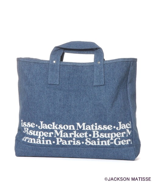 JACKSON MATISSE(ジャクソンマティス)の「【JACKSON MATISSE(ジャクソンマティス)×BAYFLOW】トートバッグ(トートバッグ・メンズ・クリアブルー/ナチュラル・FREE)」の7枚目の写真