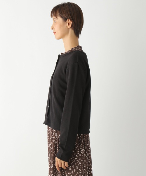 LEPSIM（レプシィム）の「スナップボタンショート丈プルオーバー　299523（カーディガン/ボレロ・レディース・ブラック/ピンク/グリーン・FREE）」の8枚目の写真