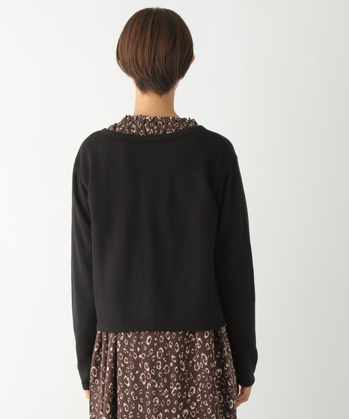 LEPSIM（レプシィム）の「スナップボタンショート丈プルオーバー　299523（カーディガン/ボレロ・レディース・ブラック/ピンク/グリーン・FREE）」の9枚目の写真