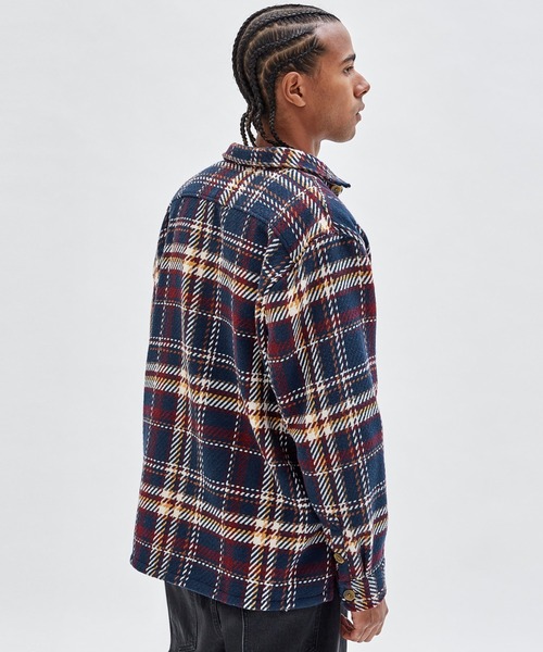 Guess（ゲス）の「GUESS Originals Shirt Jacket（その他アウター・メンズ・ネイビー・SMALL/MEDIUM/LARGE/X-LARGE）」の2枚目の写真