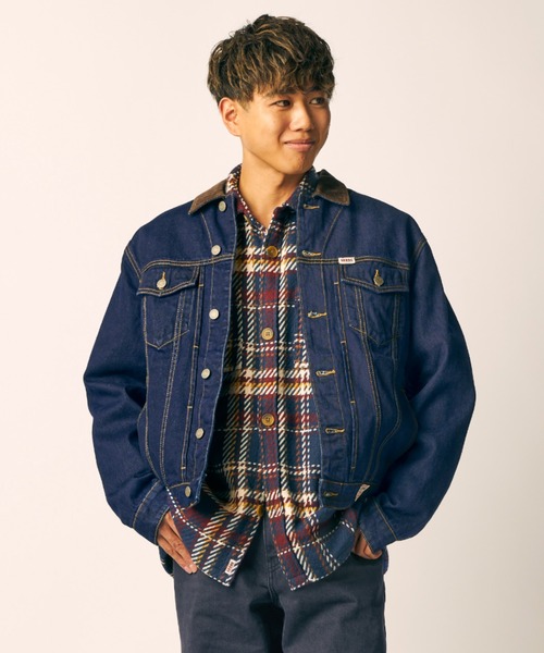 Guess（ゲス）の「GUESS Originals Shirt Jacket（その他アウター・メンズ・ネイビー・SMALL/MEDIUM/LARGE/X-LARGE）」の9枚目の写真