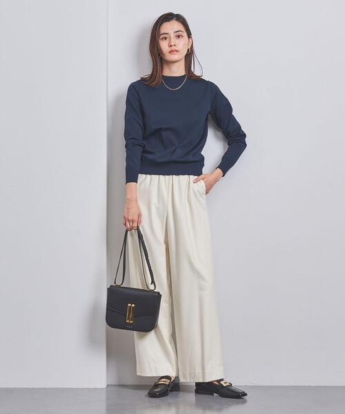 UNITED ARROWS(ユナイテッドアローズ)の「W/PU イージーパンツ(その他パンツ・レディース・オフホワイト/モカ/コバルトブルー/ネイビー・36/38)」の10枚目の写真