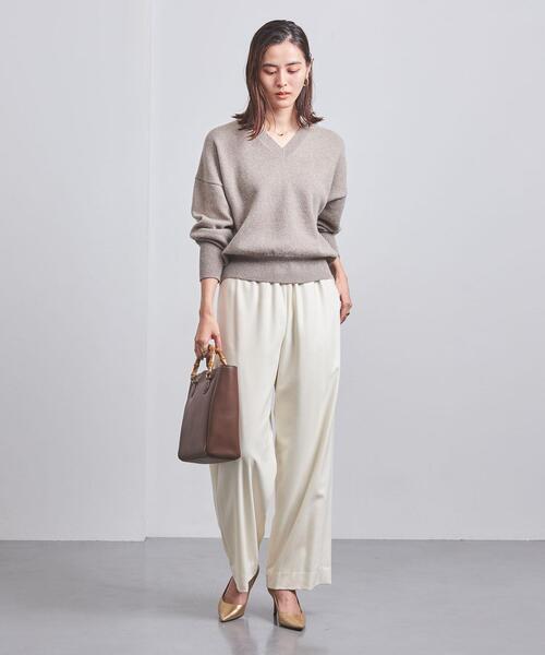 UNITED ARROWS(ユナイテッドアローズ)の「W/PU イージーパンツ(その他パンツ・レディース・オフホワイト/モカ/コバルトブルー/ネイビー・36/38)」の11枚目の写真