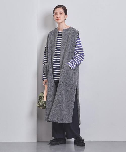 UNITED ARROWS(ユナイテッドアローズ)の「W/PU イージーパンツ(その他パンツ・レディース・オフホワイト/モカ/コバルトブルー/ネイビー・36/38)」の14枚目の写真