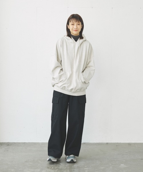 flaner(フラネ)の「Loose military cargo pants/ルーズミリタリーカーゴパンツ(カーゴパンツ・レディース・ブラック/カーキ・SMALL/MEDIUM/LARGE)」の15枚目の写真