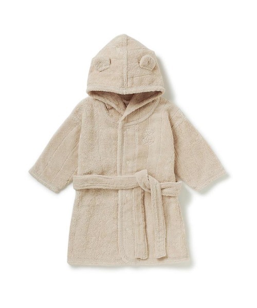 gelato pique（ジェラートピケ）の「【BABY】タオルローブ（その他ベビーウェア・キッズ・オフホワイト/ベージュ・FREE）」の4枚目の写真