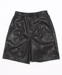 Green　Parks | フェイクレザーハーフパンツ(その他パンツ)