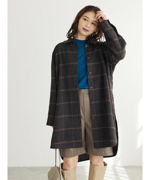 Green　Parks（グリーンパークス）の「フェイクレザーハーフパンツ（その他パンツ・レディース・ブラック/ブラウン・FREE）」の7枚目の写真