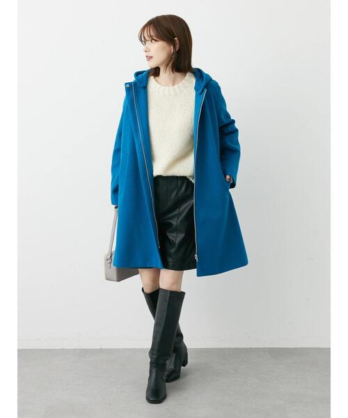 Green　Parks（グリーンパークス）の「フェイクレザーハーフパンツ（その他パンツ・レディース・ブラック/ブラウン・FREE）」の11枚目の写真