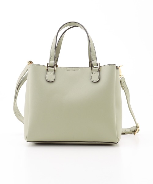 Honeys(ハニーズ)の「軽量両あおりハンドBag(ハンドバッグ・レディース・ライトカーキ/ブラック/スモークピンク/ライトベージュ/アイボリー/グレー・FREE)」の20枚目の写真