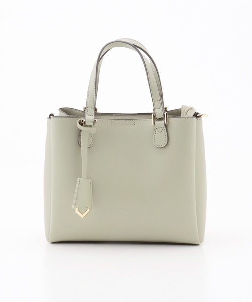 Honeys(ハニーズ)の「軽量両あおりハンドBag(ハンドバッグ・レディース・ライトカーキ/ブラック/スモークピンク/ライトベージュ/アイボリー/グレー・FREE)」の21枚目の写真