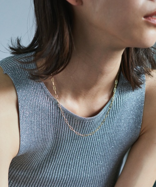 SETUP7（セットアップセブン）の「【SETUP7】再入荷・3WAY Y字チェーンロングネックレス INF（ネックレス・レディース・ゴールド/シルバー・FREE）」の9枚目の写真