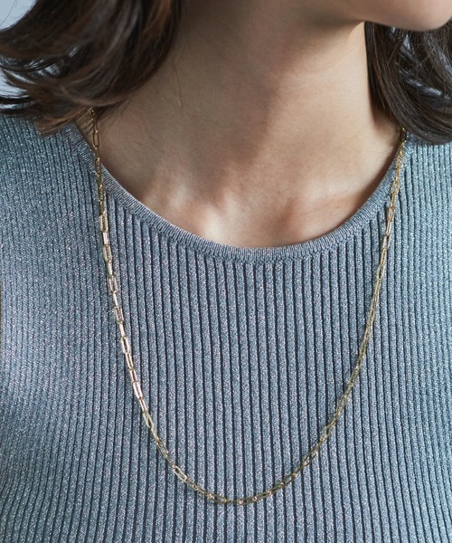 SETUP7（セットアップセブン）の「【SETUP7】再入荷・3WAY Y字チェーンロングネックレス INF（ネックレス・レディース・ゴールド/シルバー・FREE）」の3枚目の写真