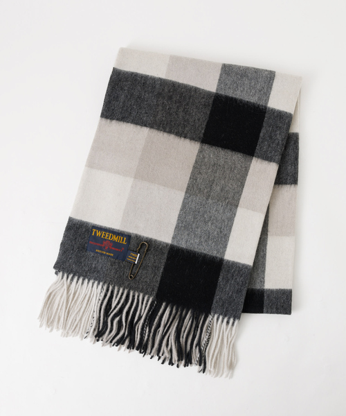 qualite(カリテ)の「【TWEEDMILL】大判ストール(ストール/ショール・レディース・グレー/ネイビー/ダークベージュ/ブラック・フリー)」の8枚目の写真