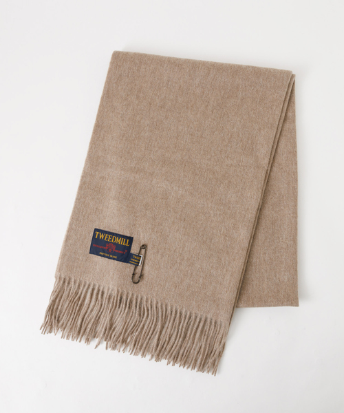 qualite(カリテ)の「【TWEEDMILL】大判ストール(ストール/ショール・レディース・グレー/ネイビー/ダークベージュ/ブラック・フリー)」の10枚目の写真