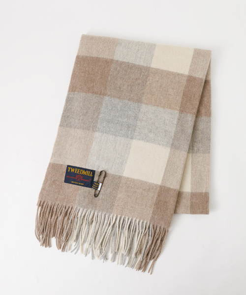 qualite(カリテ)の「【TWEEDMILL】大判ストール(ストール/ショール・レディース・グレー/ネイビー/ダークベージュ/ブラック・フリー)」の11枚目の写真