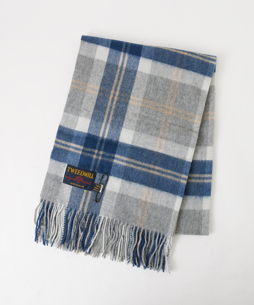 qualite(カリテ)の「【TWEEDMILL】大判ストール(ストール/ショール・レディース・グレー/ネイビー/ダークベージュ/ブラック・フリー)」の12枚目の写真