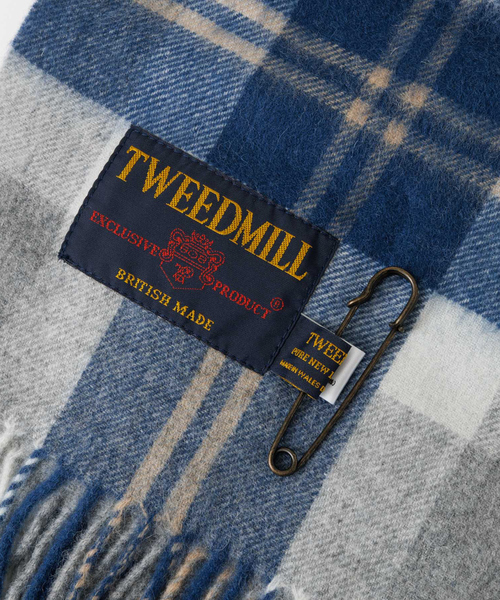 qualite(カリテ)の「【TWEEDMILL】大判ストール(ストール/ショール・レディース・グレー/ネイビー/ダークベージュ/ブラック・フリー)」の13枚目の写真