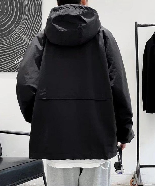 MGV(エムジーヴィー)の「ワンポイントスタンドアッププルオーバー(ブルゾン・メンズ・ネイビー/ブラック・MEDIUM/LARGE/X-LARGE)」の7枚目の写真