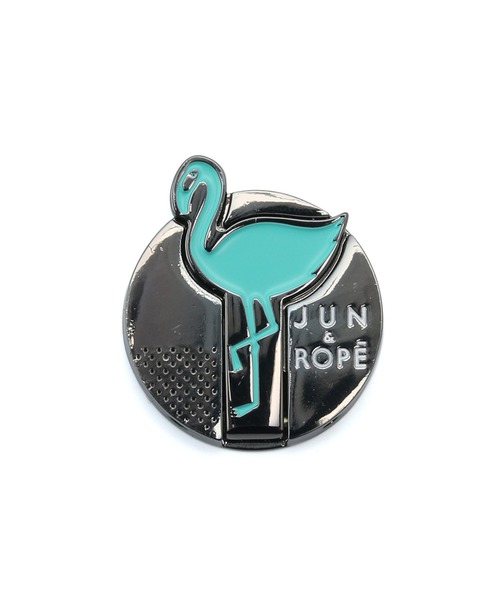 JUN&ROPE'(ジュンアンドロペ)の「【ユニセックス】フラミンゴフリップマーカー(ゴルフグッズ・レディース・ライトグリーン/ピンク/イエロー・FREE)」の2枚目の写真