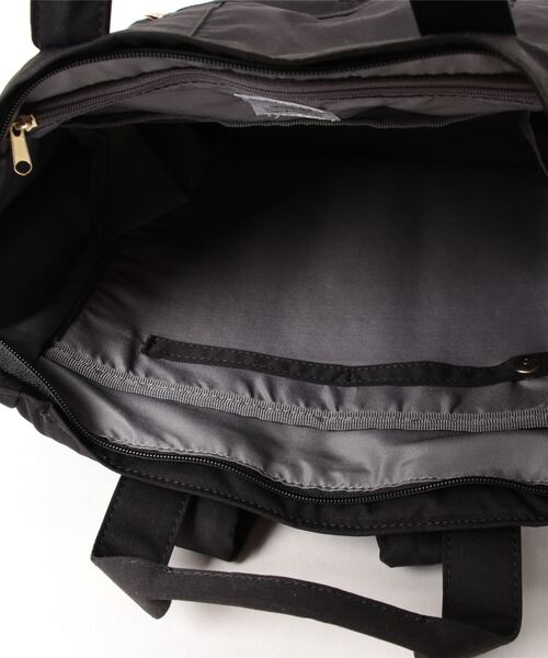 Legato Largo（レガートラルゴ）の「Legato Largo / レガートラルゴ / 撥水コットン調ポリ　トート型リュック / LT-F2053Z（バックパック/リュック・レディース・グレイッシュベージュ/グリーン系その他/ライトグレー/ブラウン/ブラック・ONESIZE）」の21枚目の写真