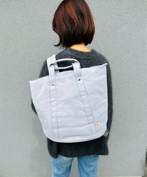 Legato Largo | Legato Largo / レガートラルゴ / 撥水コットン調ポリ トート型リュック / LT-F2053Z(バックパック/リュック)