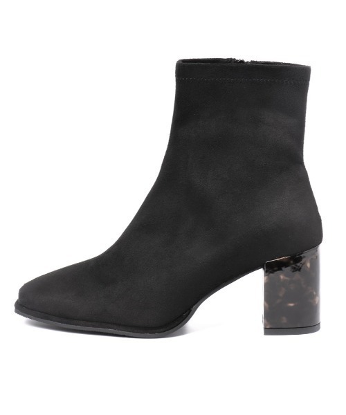 REZOY（リゾイ）の「22AW新作】【REZOY】ピースソールスクエアトゥショートブーツ（ブーツ・レディース・ブラック系その他/ブラック/アイボリー・S/M/L）」の6枚目の写真