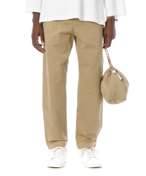 DAILY STANDARD by SANDINISTA（デイリースタンダードバイサンディニスタ）の「Chino Drawstring Bag / チノ巾着（ハンドバッグ・メンズ・ベージュ系その他/ブラック/ネイビー/チャコール・FREE）」の5枚目の写真
