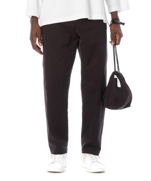 DAILY STANDARD by SANDINISTA（デイリースタンダードバイサンディニスタ）の「Chino Drawstring Bag / チノ巾着（ハンドバッグ・メンズ・ベージュ系その他/ブラック/ネイビー/チャコール・FREE）」の6枚目の写真